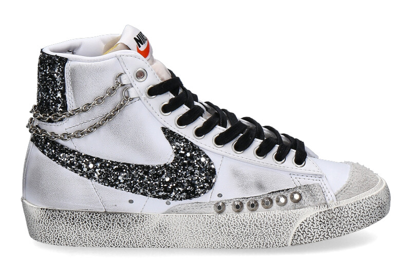 Nike by Ballo da Sola sneaker BLAZER MID WHITE HABANERO NERO