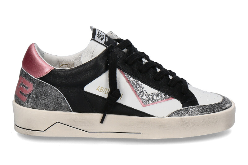 4B12 women's sneaker KYLE D887 schwarz/rosa