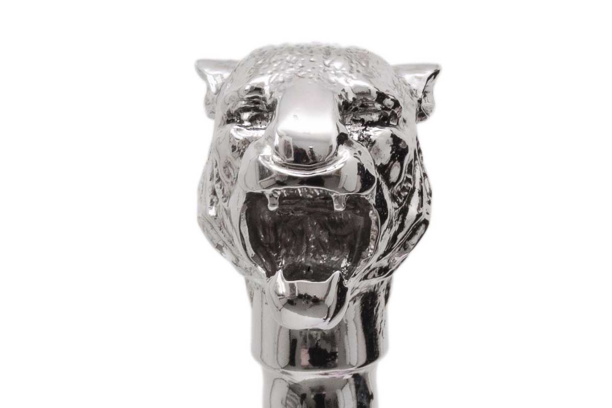 Pasotti shoe horn TIGER- silver/ brown