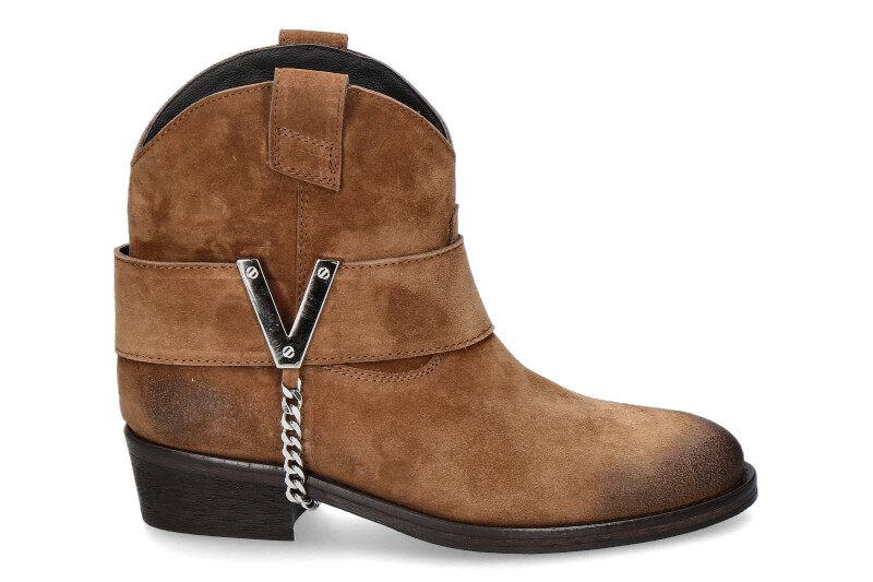 Via Roma 15 ankle boots 3951 VELOURS MARTORA- braun