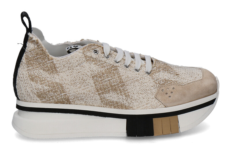 F65 women's sneaker DONNA DELFINO- white/beige