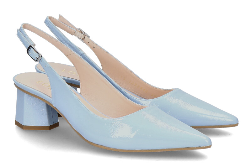 Lodi sling pumps CHIMI Nappalack azure/blau