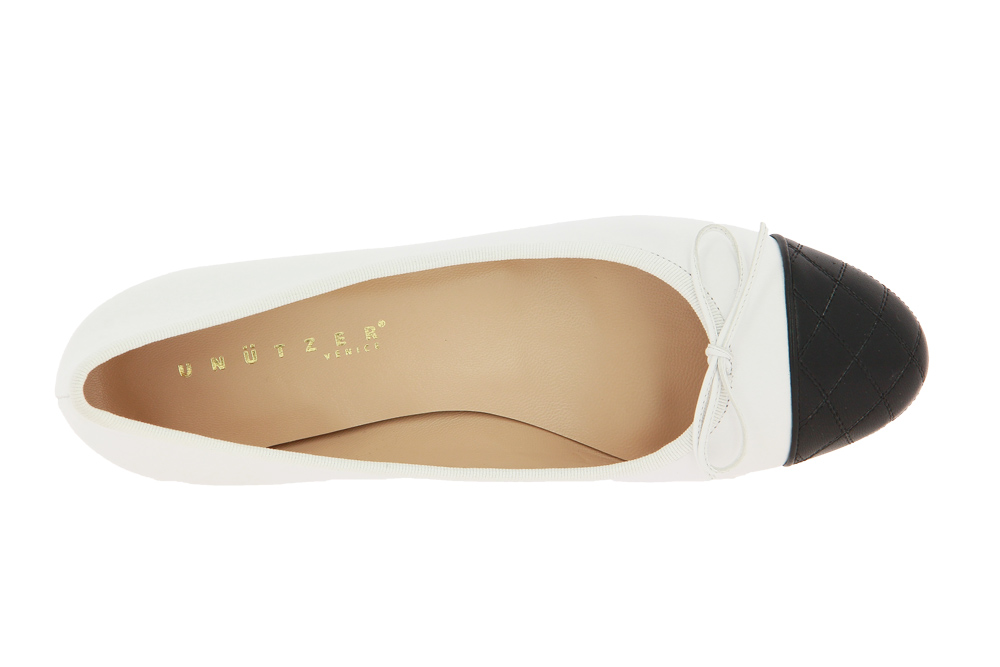Unützer ballerina NAPPA BIANCO/NAPPA NERA