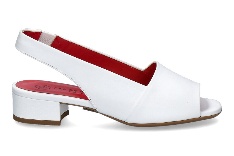 Pas de rouge sandals NAPPA BIANCO