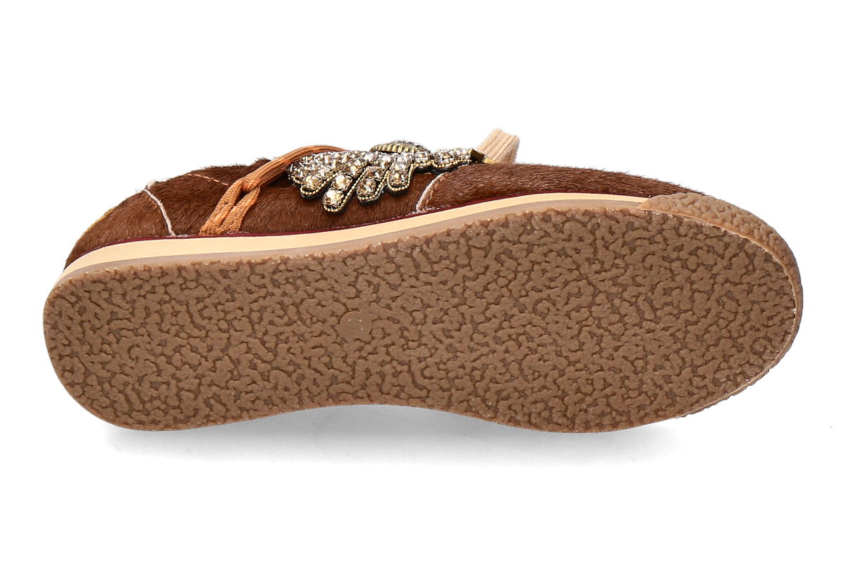 Nan-Ku Couture Damen- Sneaker GDX01 Pony- camel_232300120_4
