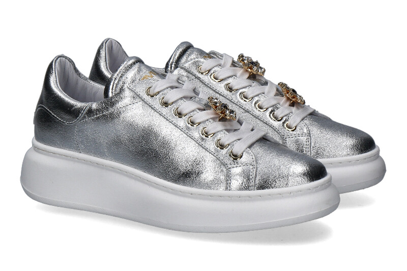 Meline sneaker CROLAM ARGENTO ACCESSOIRE