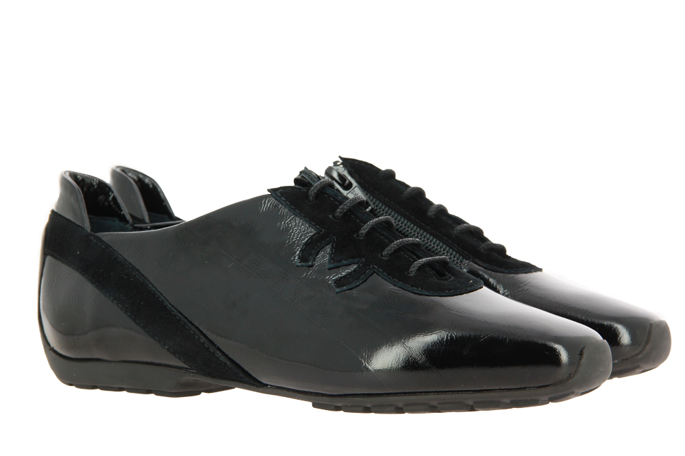 Mania lace-up NAPLACK CAMOSCIO NERO