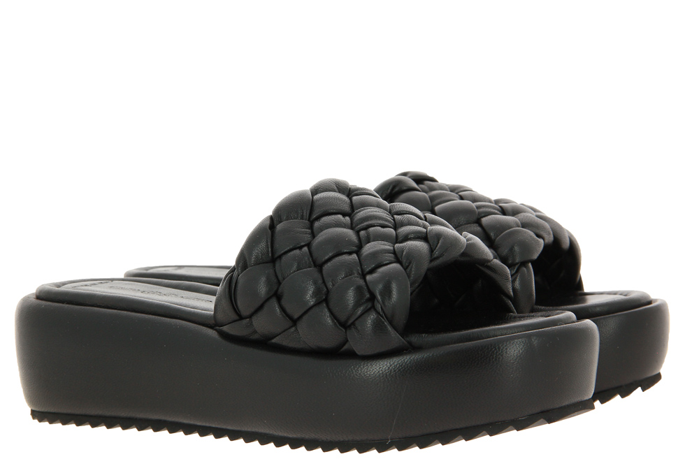 181 mules JUSTINE BALI NAPPA NERA