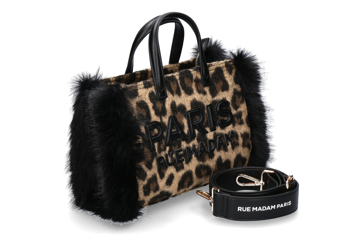 Rue Madam bag MEGEVE MINI TOTE  - leopard