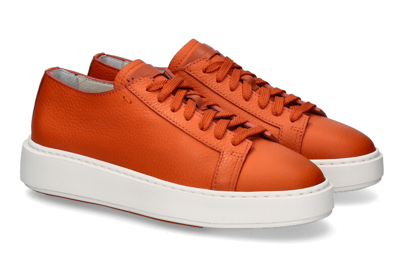 Santoni women's sneaker CLEAN ICON- orange