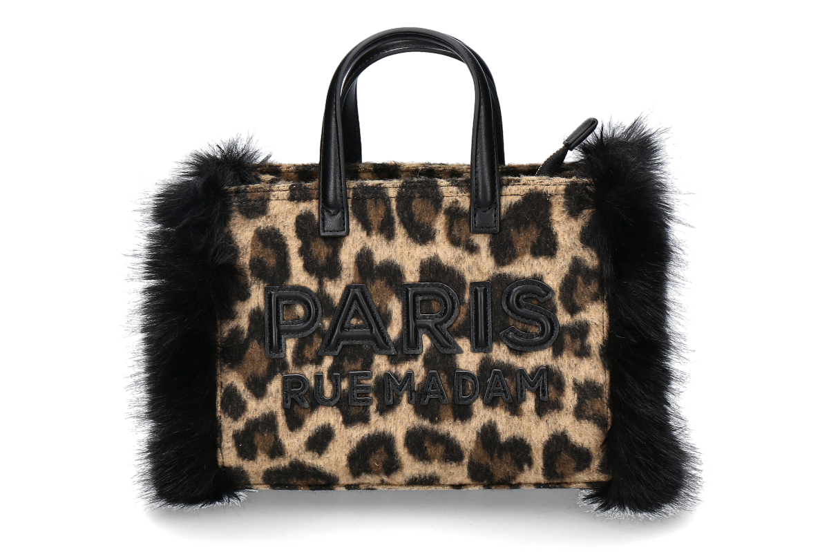 Rue Madam bag MEGEVE MINI TOTE  - leopard