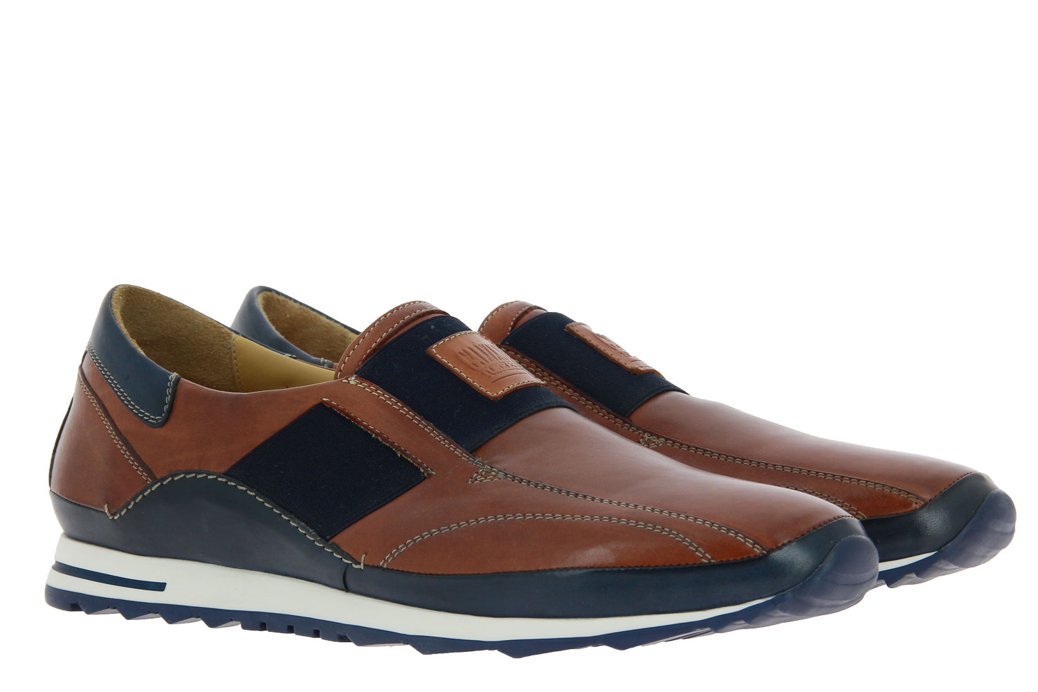 Galizio Torresi slip-on FOULARD RAME BLU 