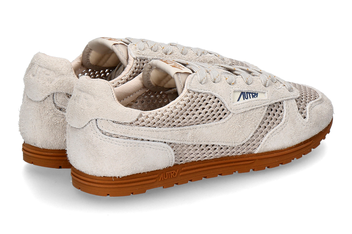 Autry Damen- Sneaker WINDSPIN KNIT SUEDE KS06- sand_232400142_2