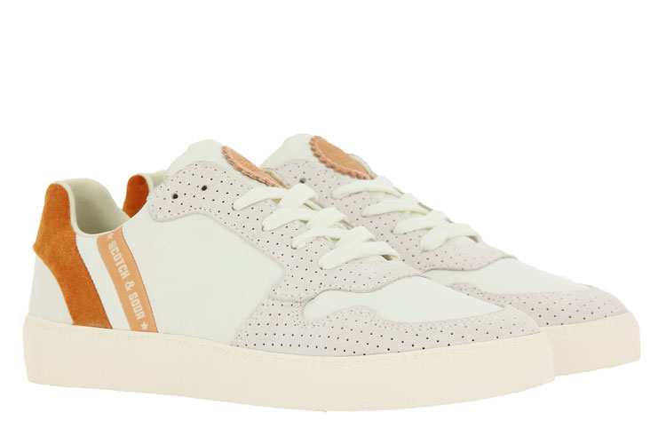 Scotch & Soda sneaker LAURITE SUEDE LEATHER WHITE