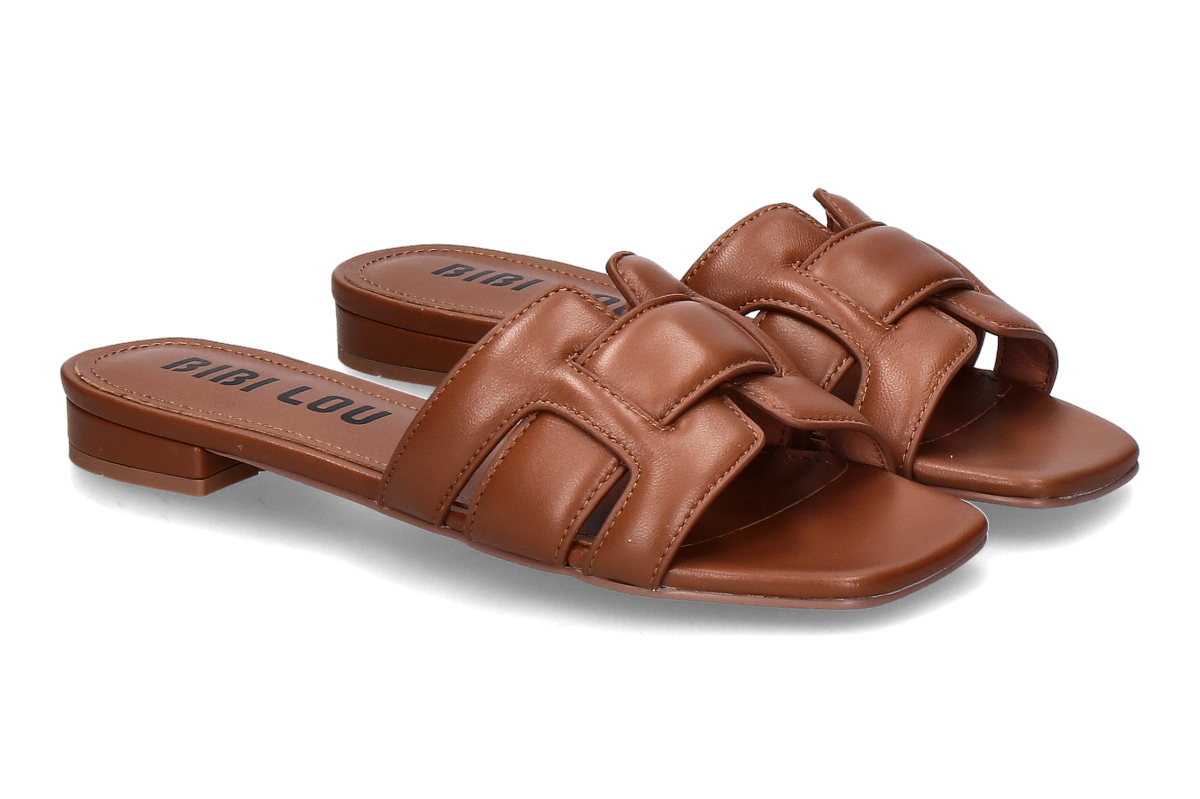 Bibi Lou Mules HOLLY-  cuero/ light brown