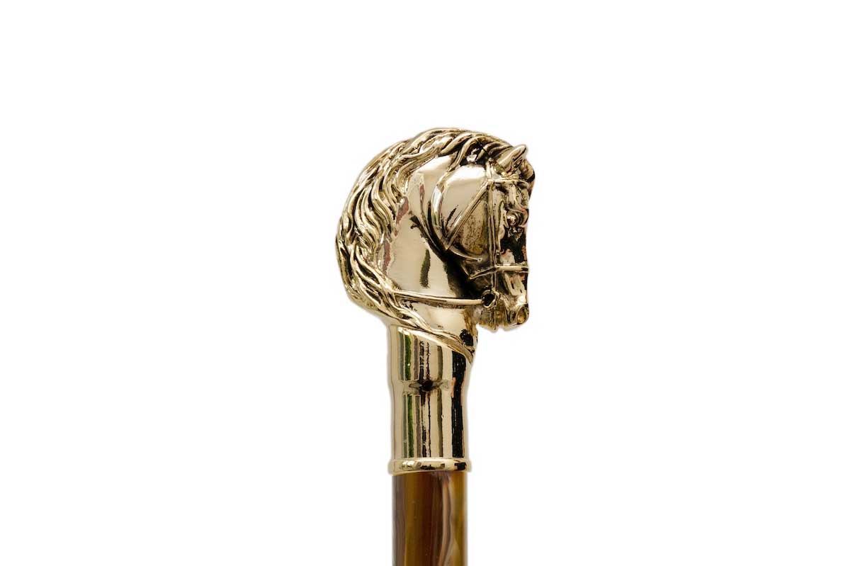 Pasotti shoe horn HORSE- gold