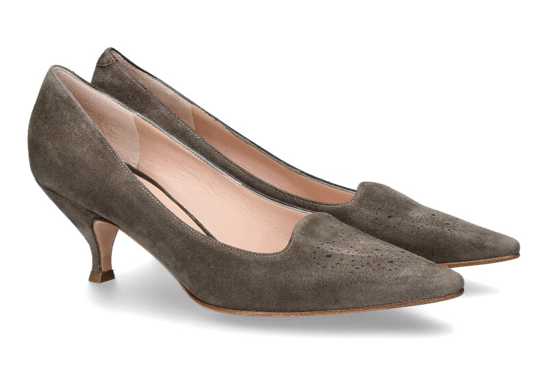 Unützer pumps CAMOSCIO VELUKID GRIGIO