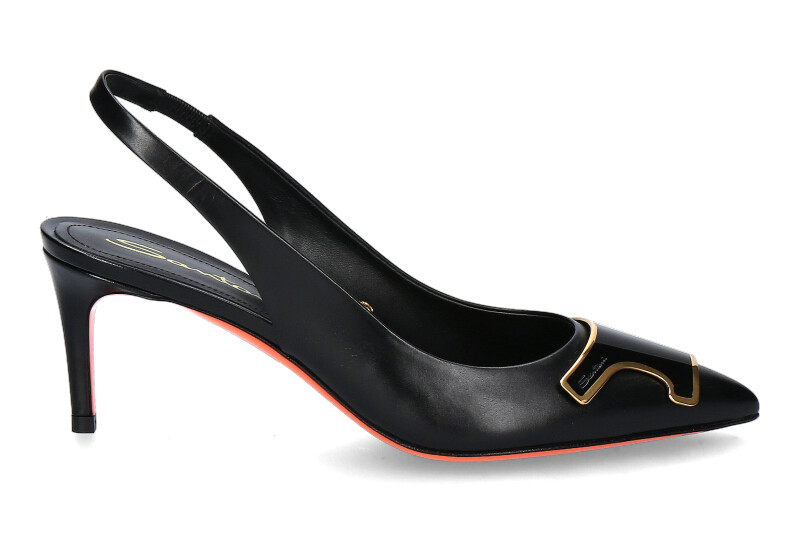 Santoni sling pumps SIBILLA NAPPA- schwarz