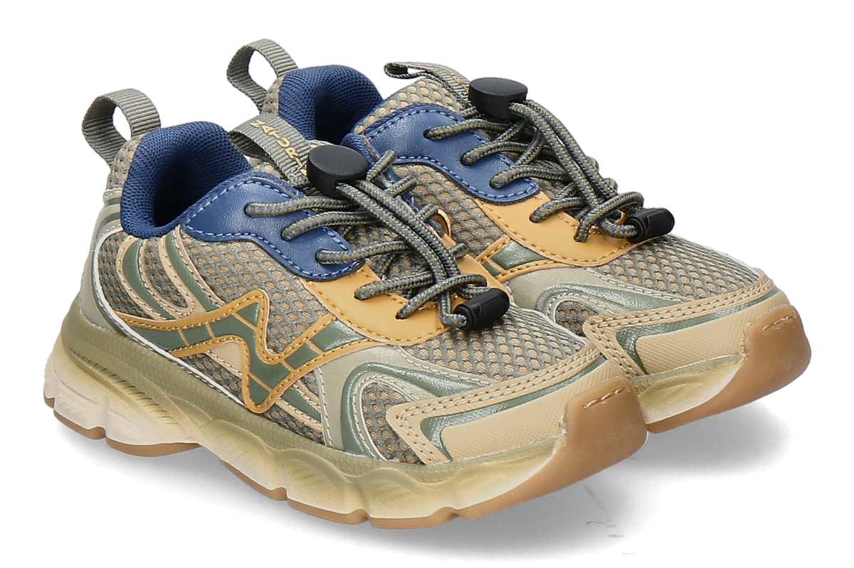 Naturino Jungen- Sneaker WAVE- grün/ blau