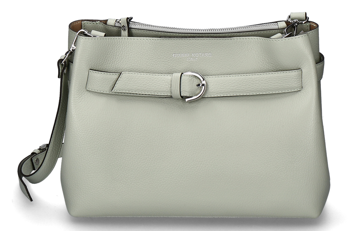 Gianni Notaro bucket bag- mare/ mint