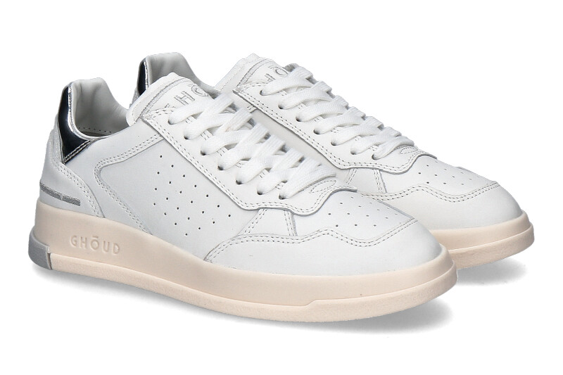 Ghoud Damen-Sneaker TWEENER LEATHER-white/silver