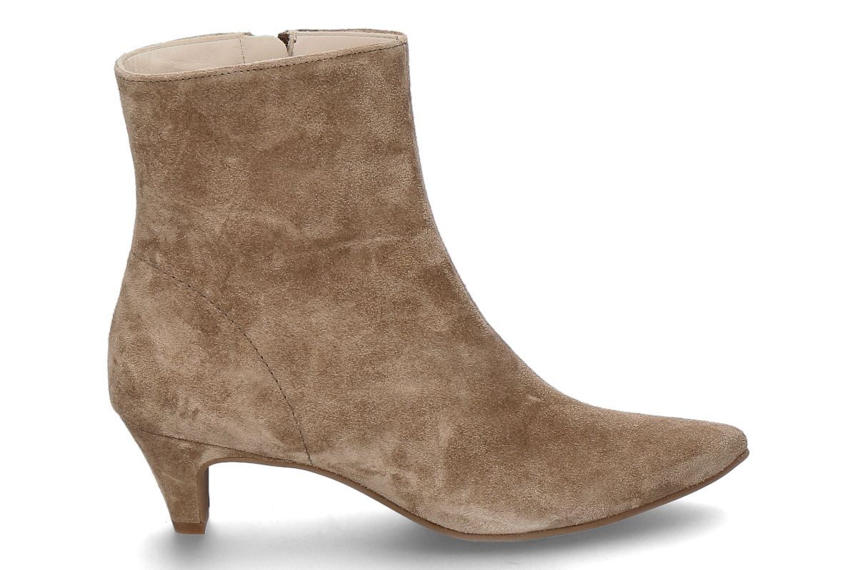 Paul Green ankle boot SOFT SUEDE- antelope/light brown