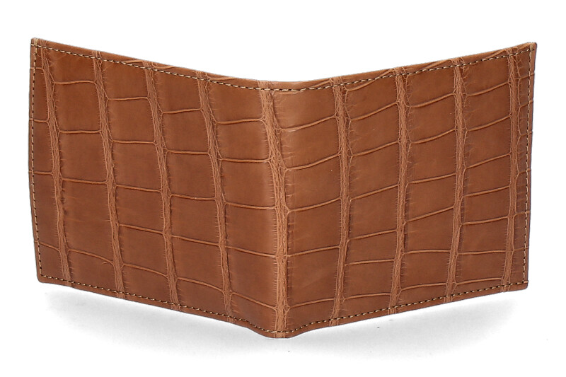 Silvano Biagini wallet ALLIGATORE COGNAC