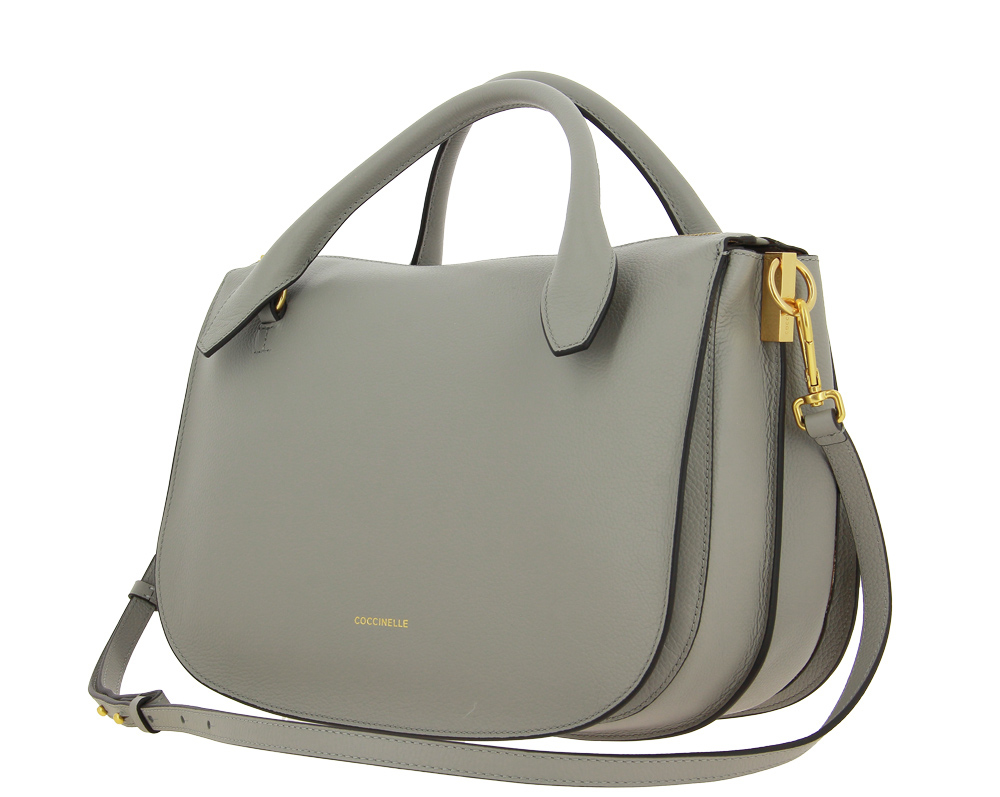 Coccinelle handbag smooth leather ARPEGE STONE