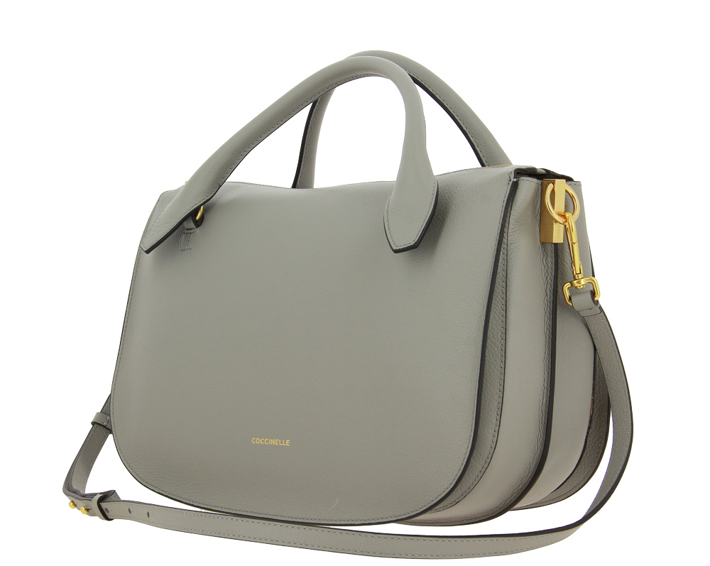 Coccinelle handbag smooth leather ARPEGE STONE Coccinelle handbag smooth leather ARPEGE STONE