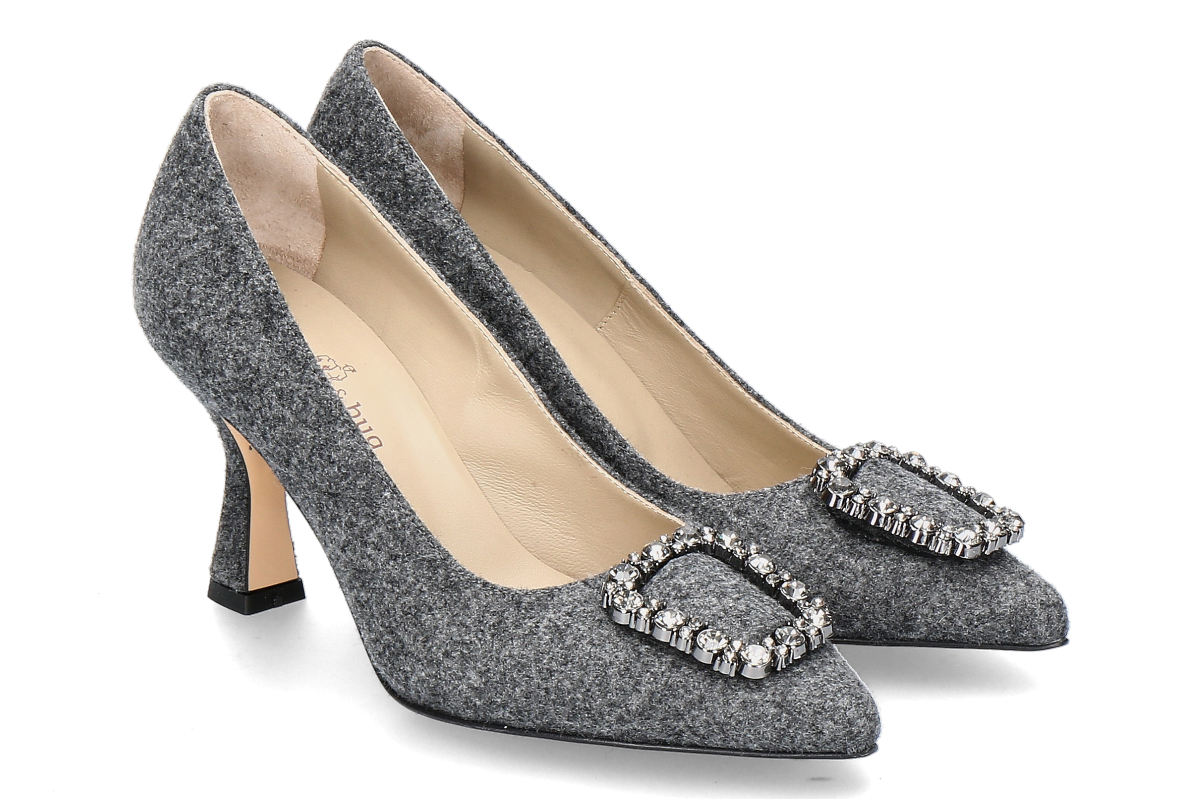 dirndl + bua traditional-pumps  LODEN- hunting green