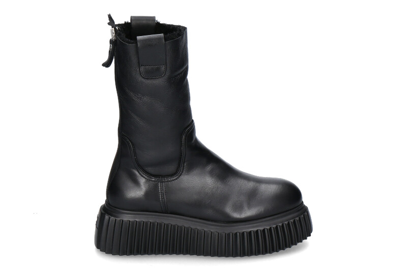 Attilio Giusti Leombruni boots lined MILAGROS FUR- nero/black