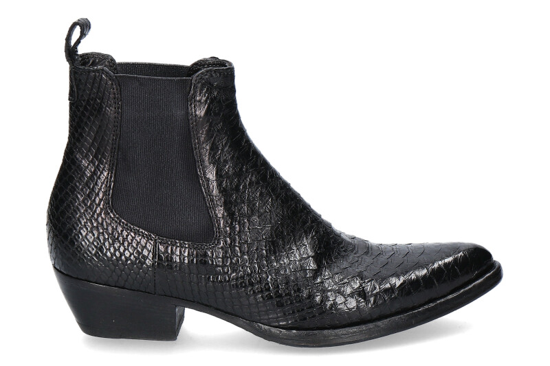 La Bottega di Lisa Chelsea boot PITONE NERO