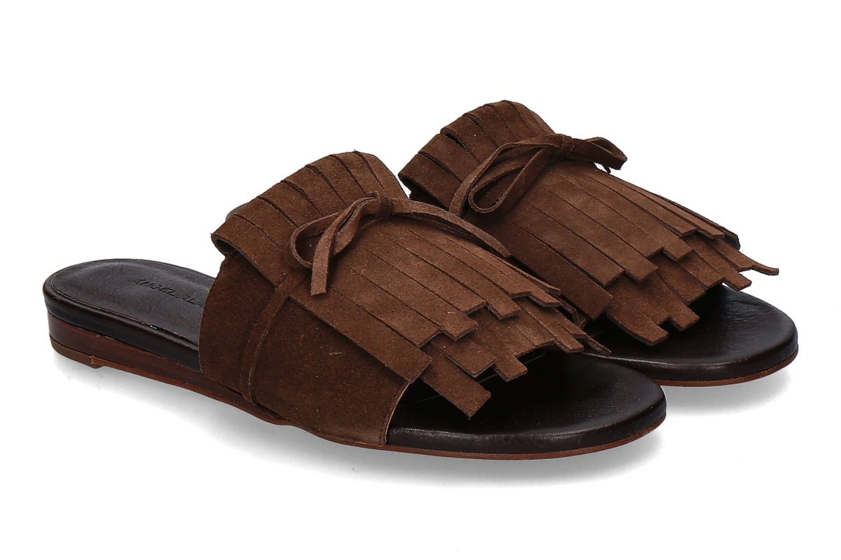 Angel Alarcon mules LAURA- expresso/ dark brown
