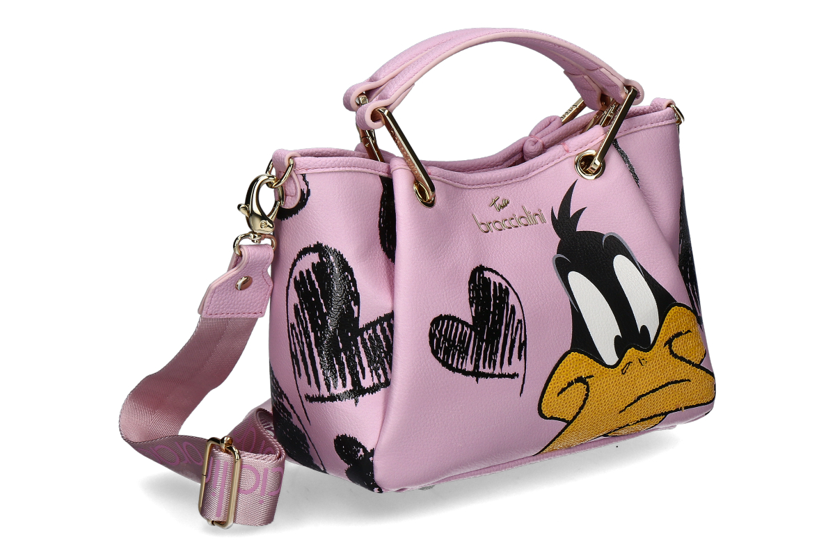 Braccialini Handbag DUFFY DUCK- rose/ pink