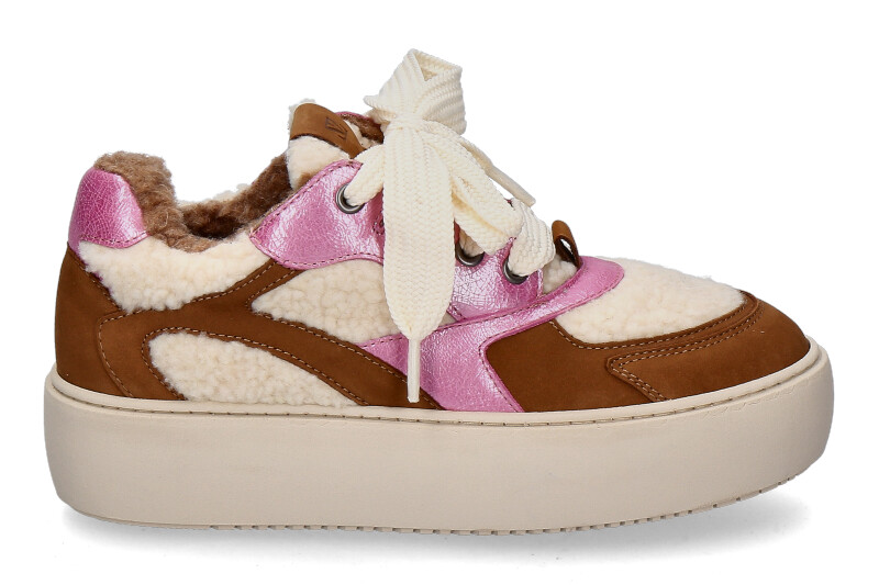 Lazamani sneaker lined 35.141 TEDDY- beige