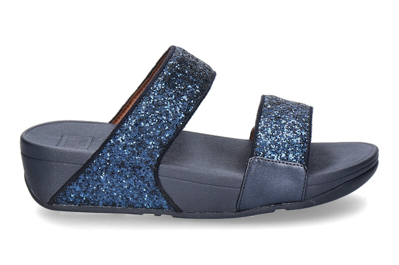 Fitflop Pantolette LULU GLITTER SLIDES midnight navy