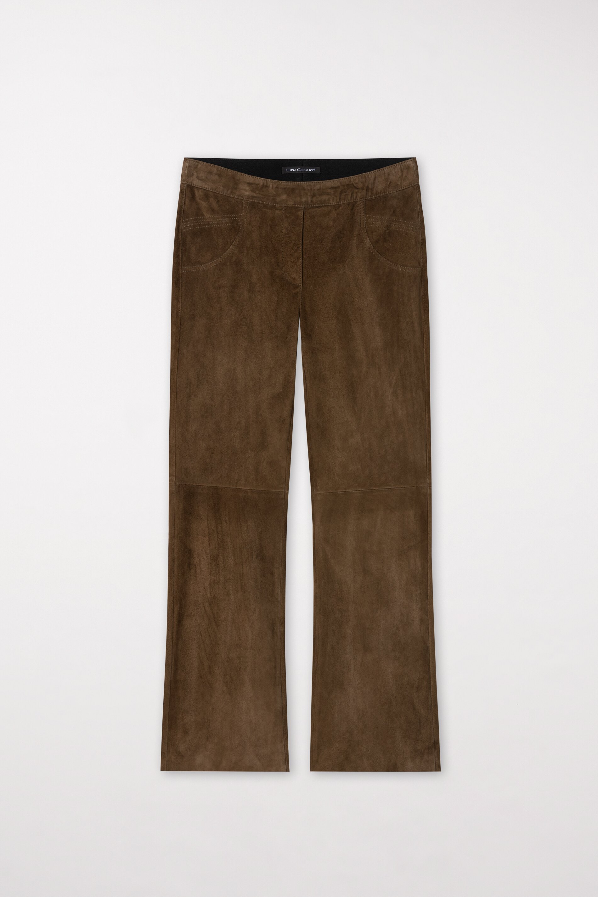 Luisa Cerano Lederhose BABYFLARE - tobacco/braun