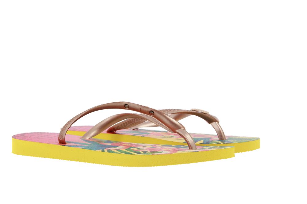 Havaianas toe sandals SLIM TROPICAL LIGHT YELLOW