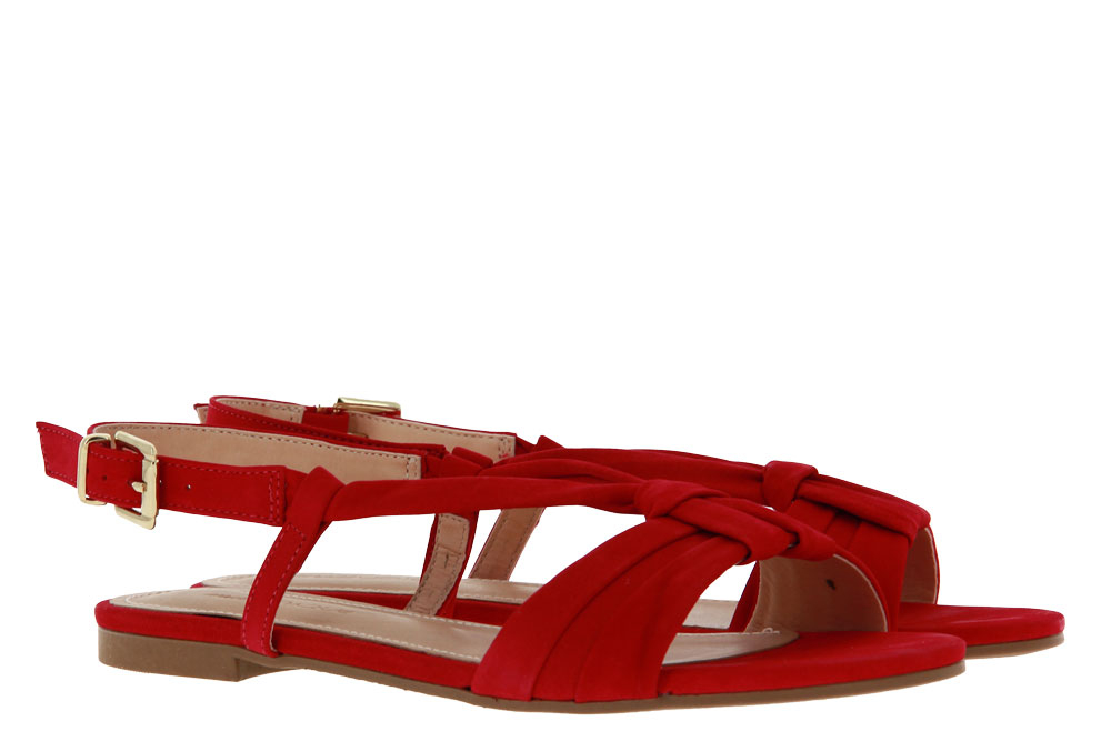 Unique sandals LIZA NOBUCK VERMELHO