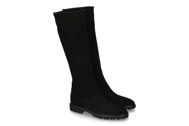 Brunate Stiefel TANK CAMOSCIO STRETCH - nero 