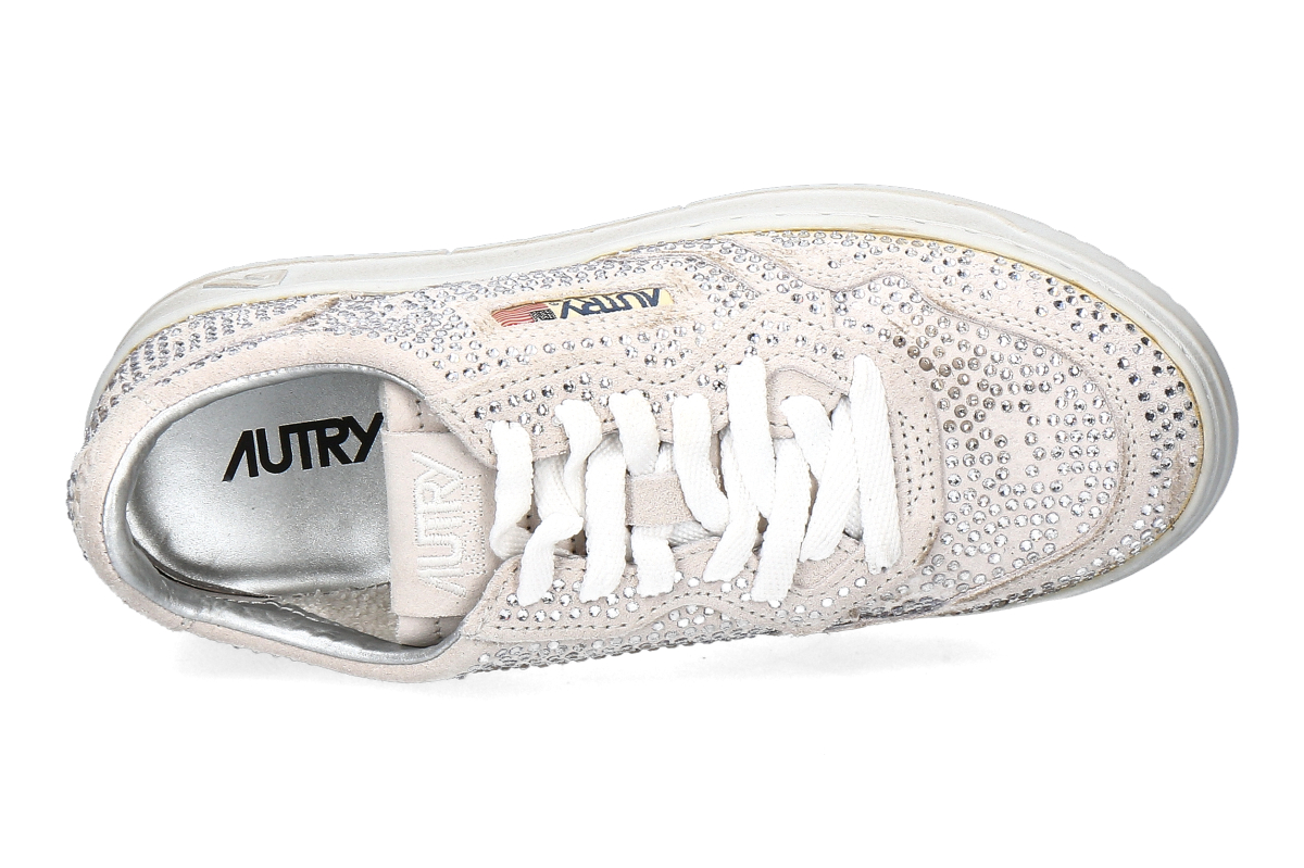 Autry Damen-Sneaker MEDALIST LOW STRASS - white_232100233_5