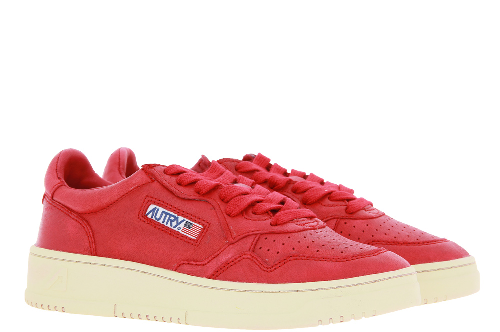 Autry sneaker LOW WOMAN GOAT RED