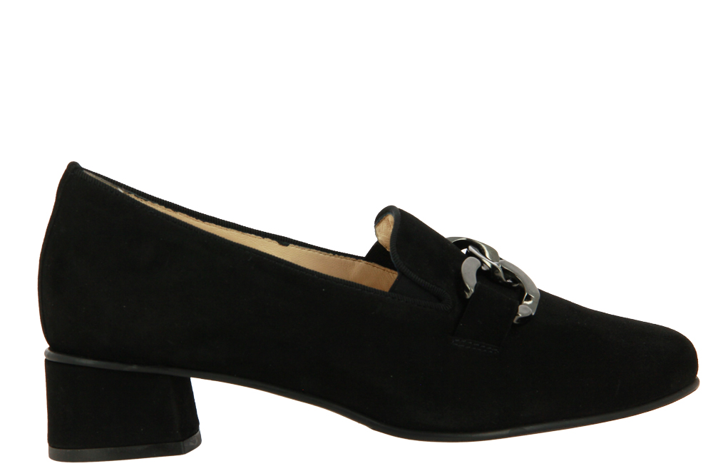 Hassia pumps SIENA H-WEITE SAMTZIEGE SCHWARZ