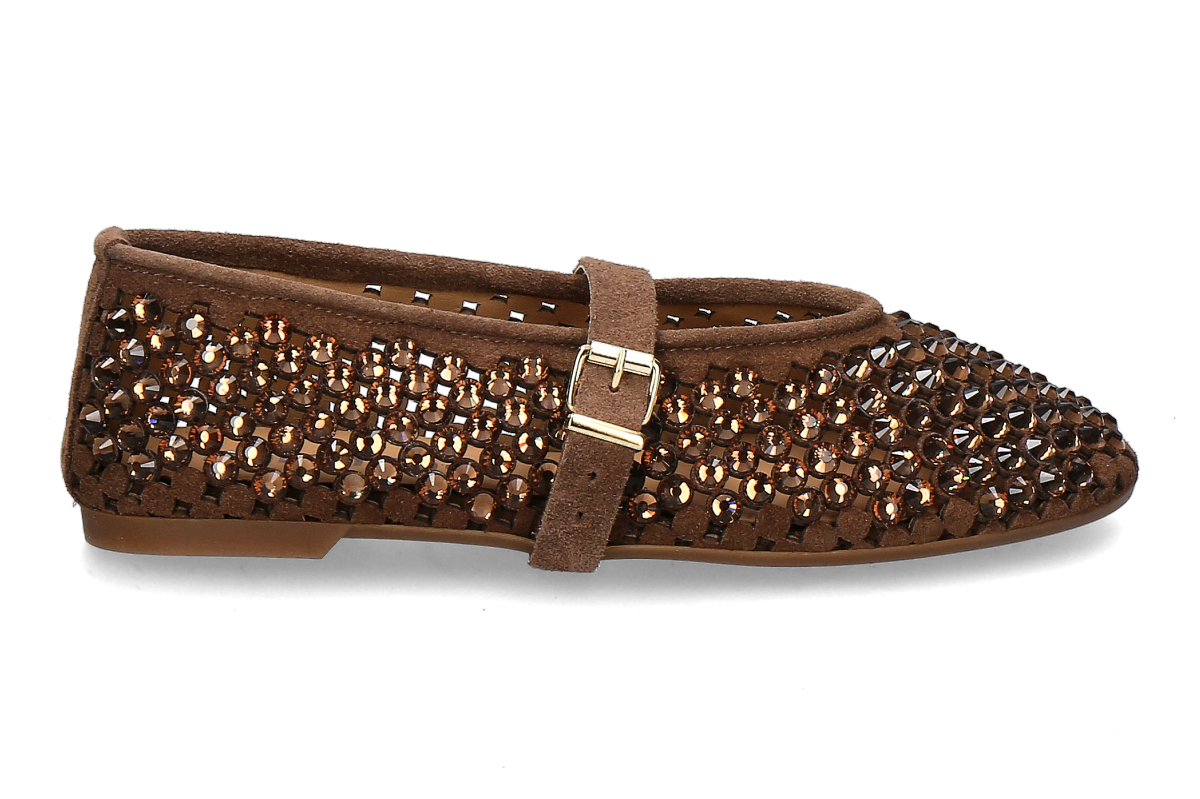 mimmù ballerina CLEO CAMOSCIO- sesame/ brown