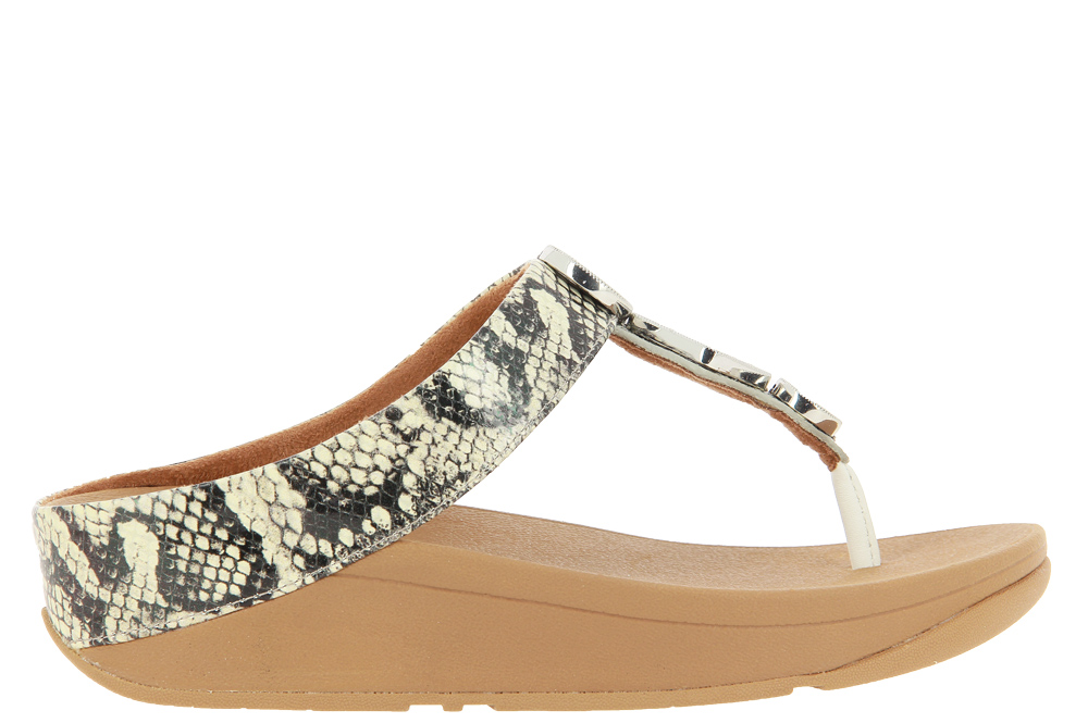 Fitflop Zehenstegsandale LEIA EXOTIC SNAKE MIX