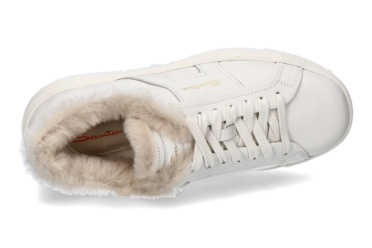 Santoni Damen- Sneaker gefüttert DBS NAPPA- white_232100232_4