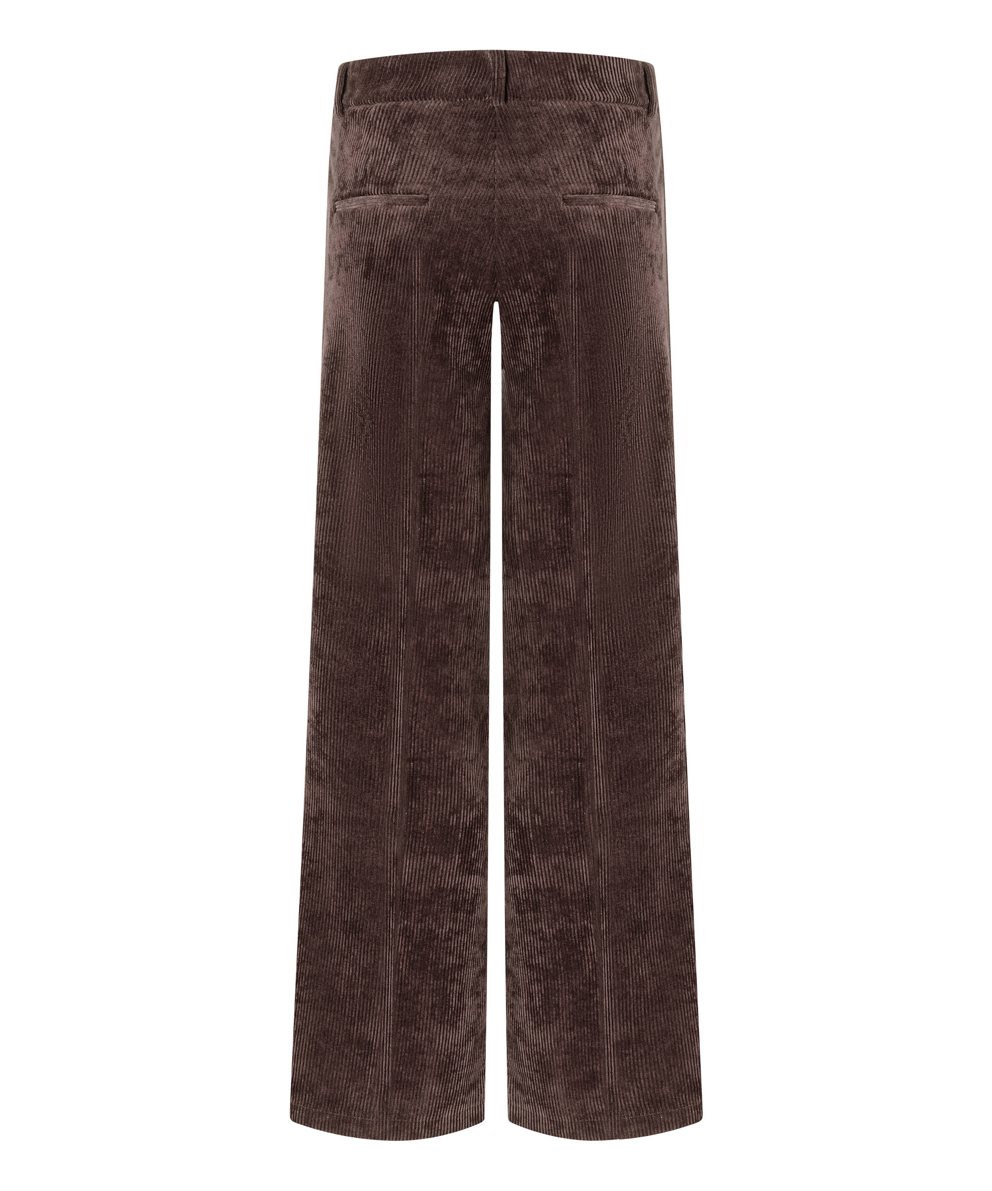 Cambio corduroy trousers AMELIE- coffee/dark brown