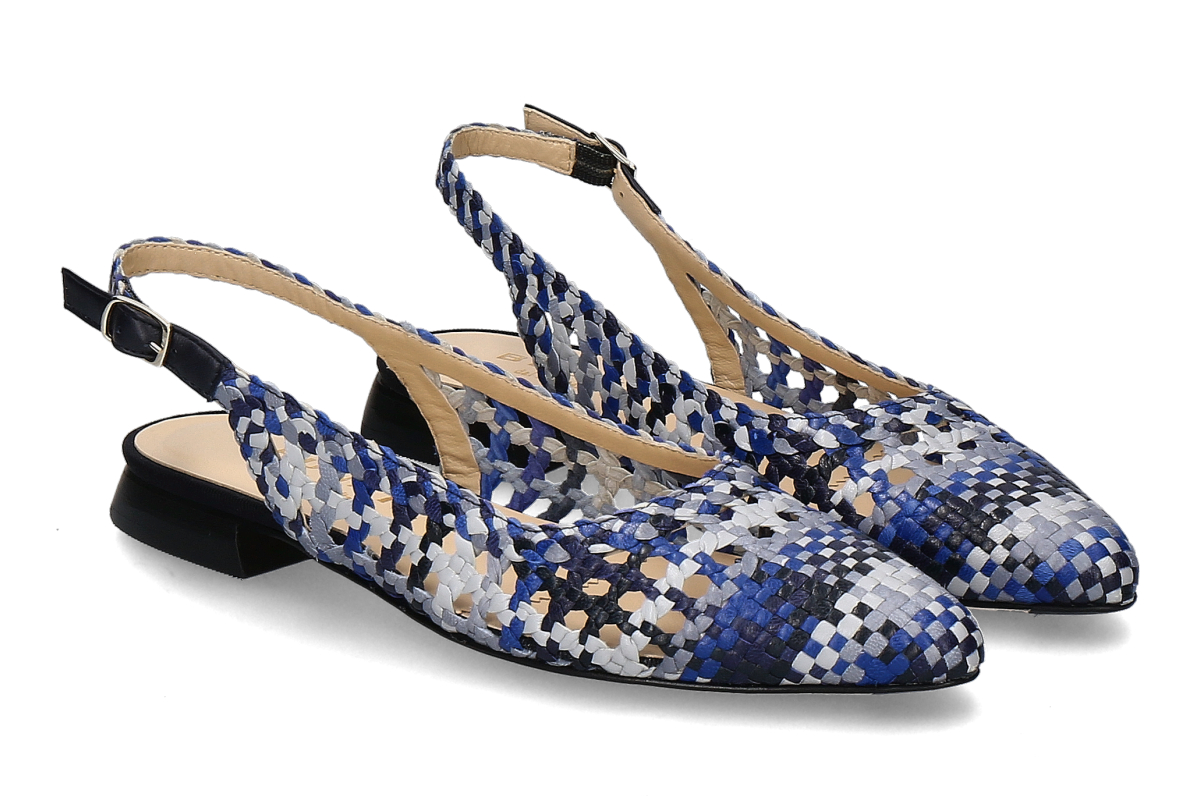 Brunate slingback ballerina WOVEN MULTI- blue/ multicolor