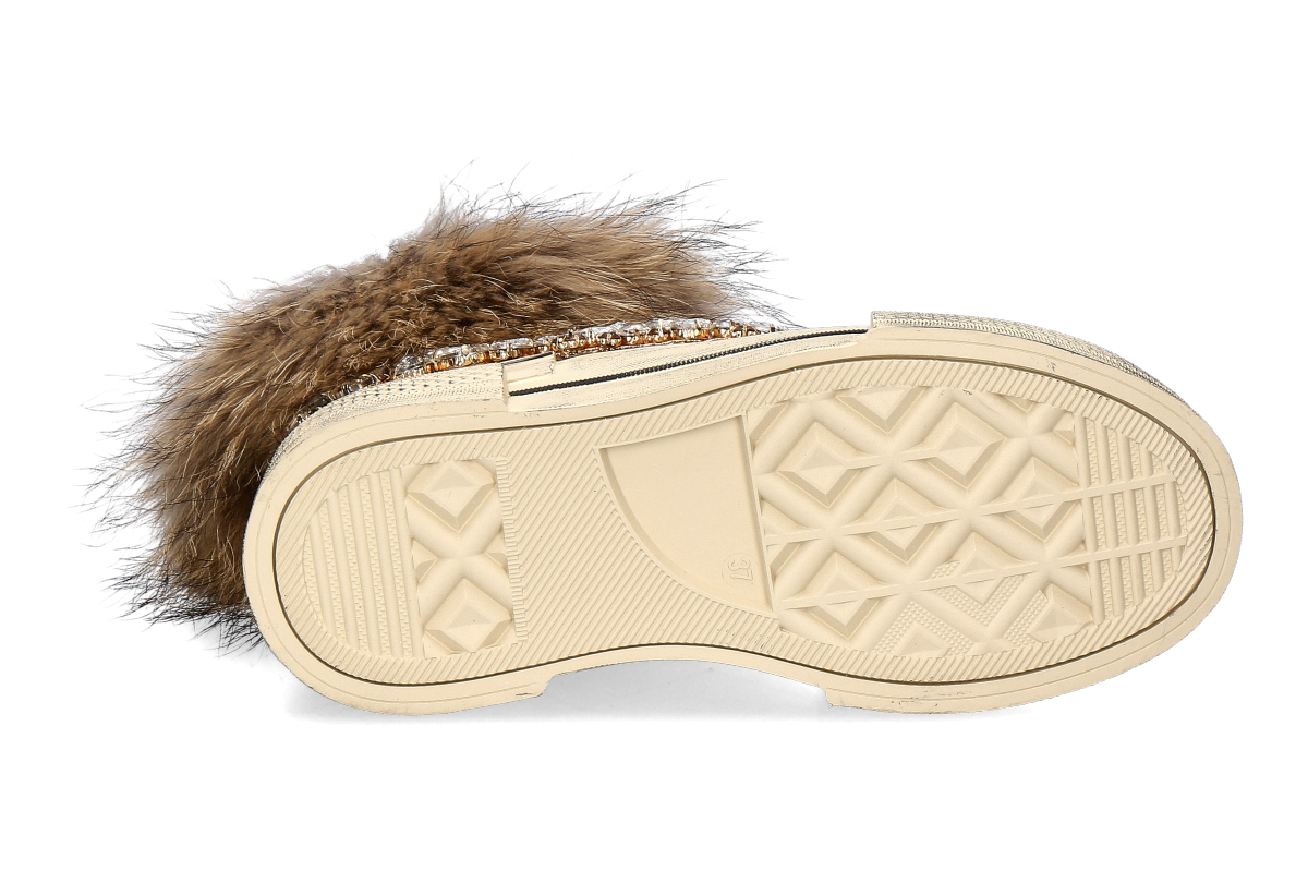 Nan-Ku Couture High-Top Sneaker gefüttert EFD04C - beige_236400065_4