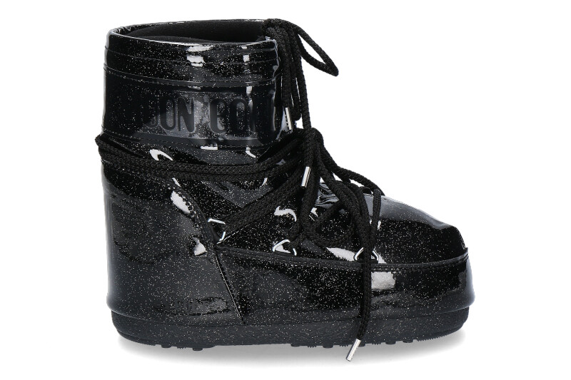 Moon Boot snow boot ICON LOW GLITTER- black